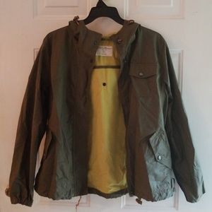 Army Green Eddie Bauer Rain Coat